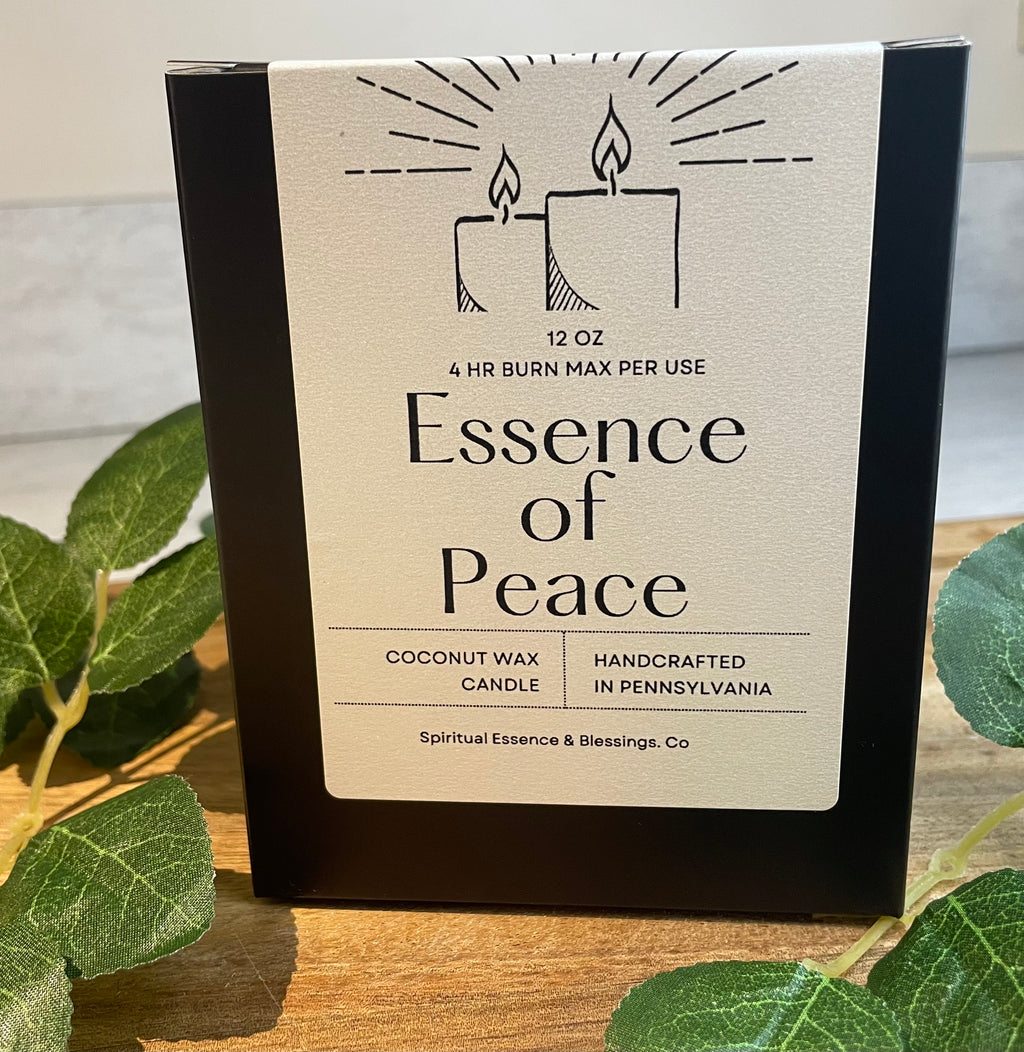 Essence of Peace — Calming Lavender & Sandalwood Candle