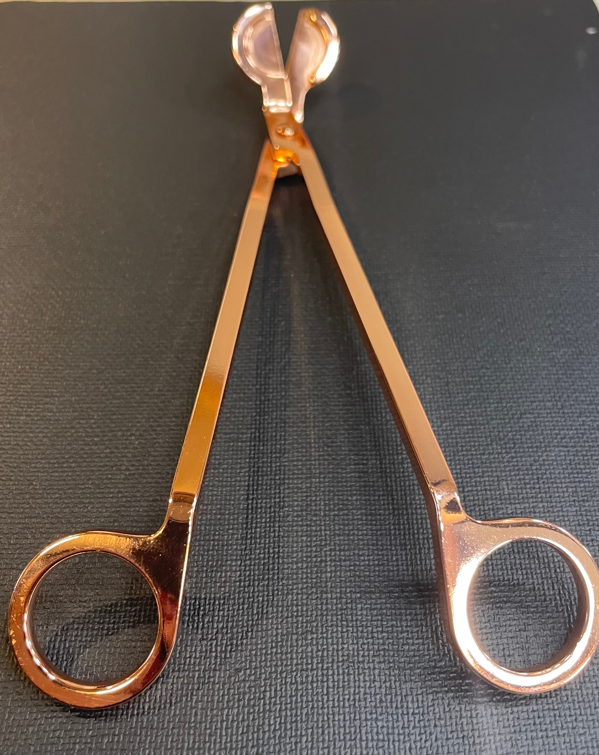 Rose gold candle wick trimmer