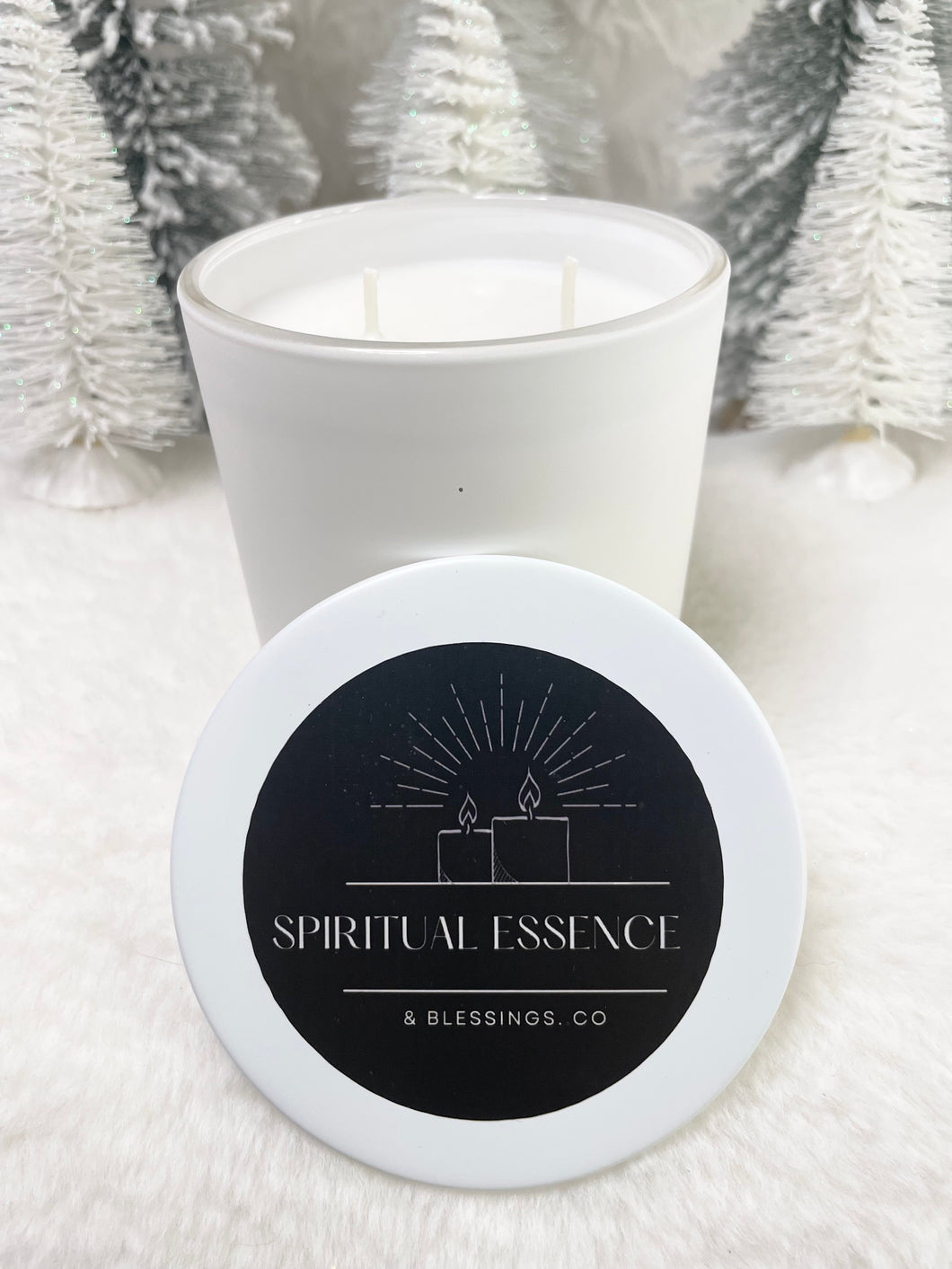 White woods candle