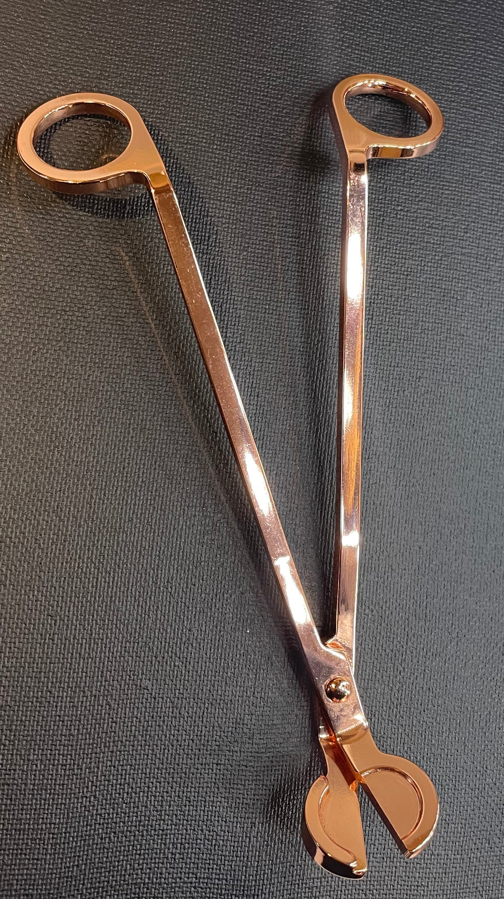 Rose gold candle wick trimmer