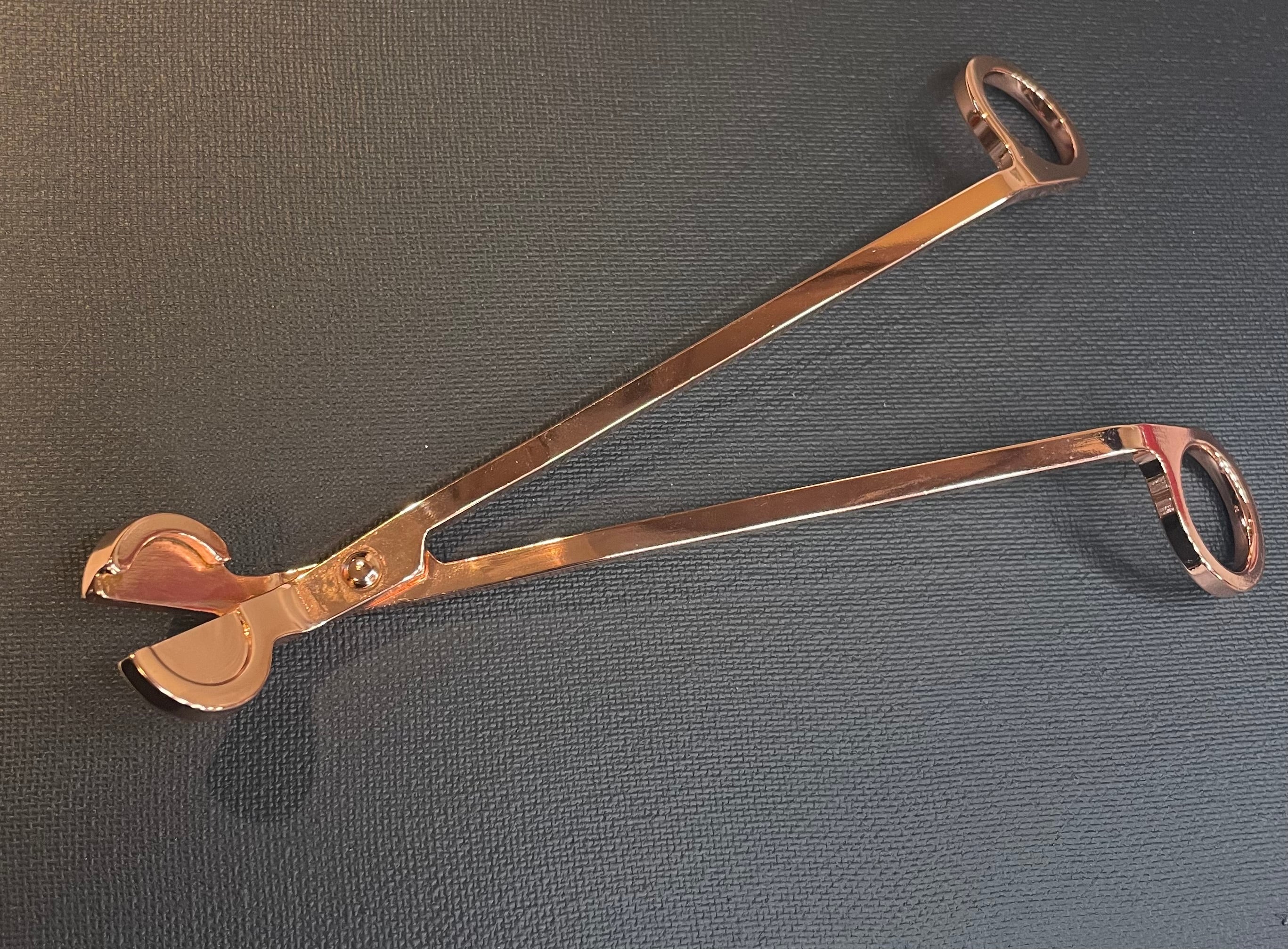 Rose gold candle wick trimmer