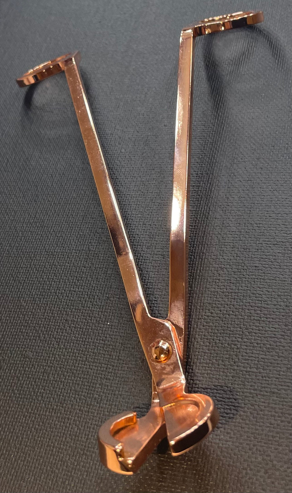 Rose gold candle wick trimmer