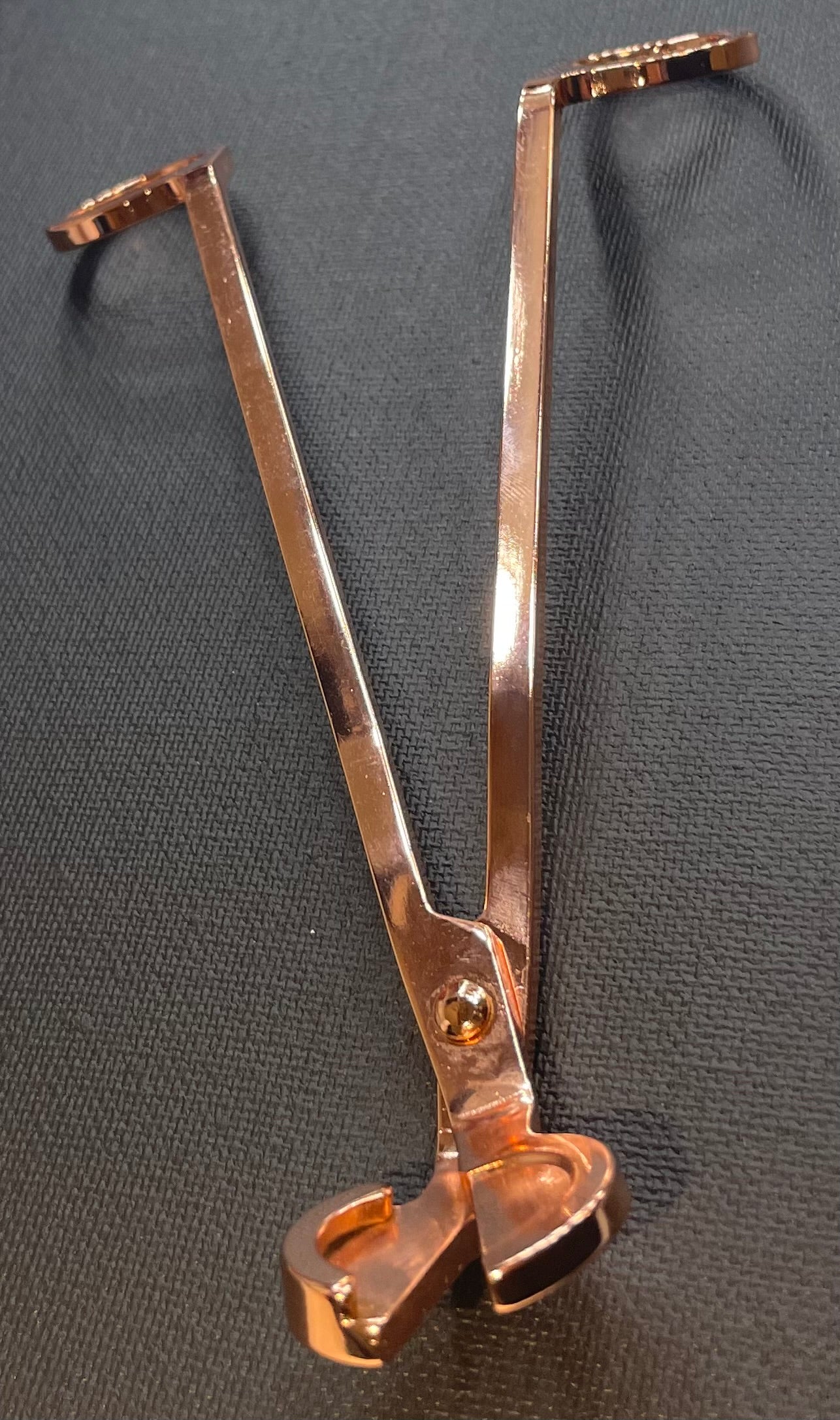 Rose gold candle wick trimmer