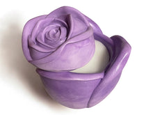 Load image into Gallery viewer, Purple Rose Bud Candle
