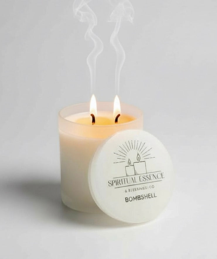 Bombshell Onyx Marble Candle – Luxury Double Wick Coconut Wax