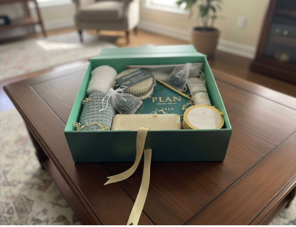2026 Reset & Self-Care Luxury Gift Box — Planner + Spa Essentials + Candle (Holiday Limited Edition)