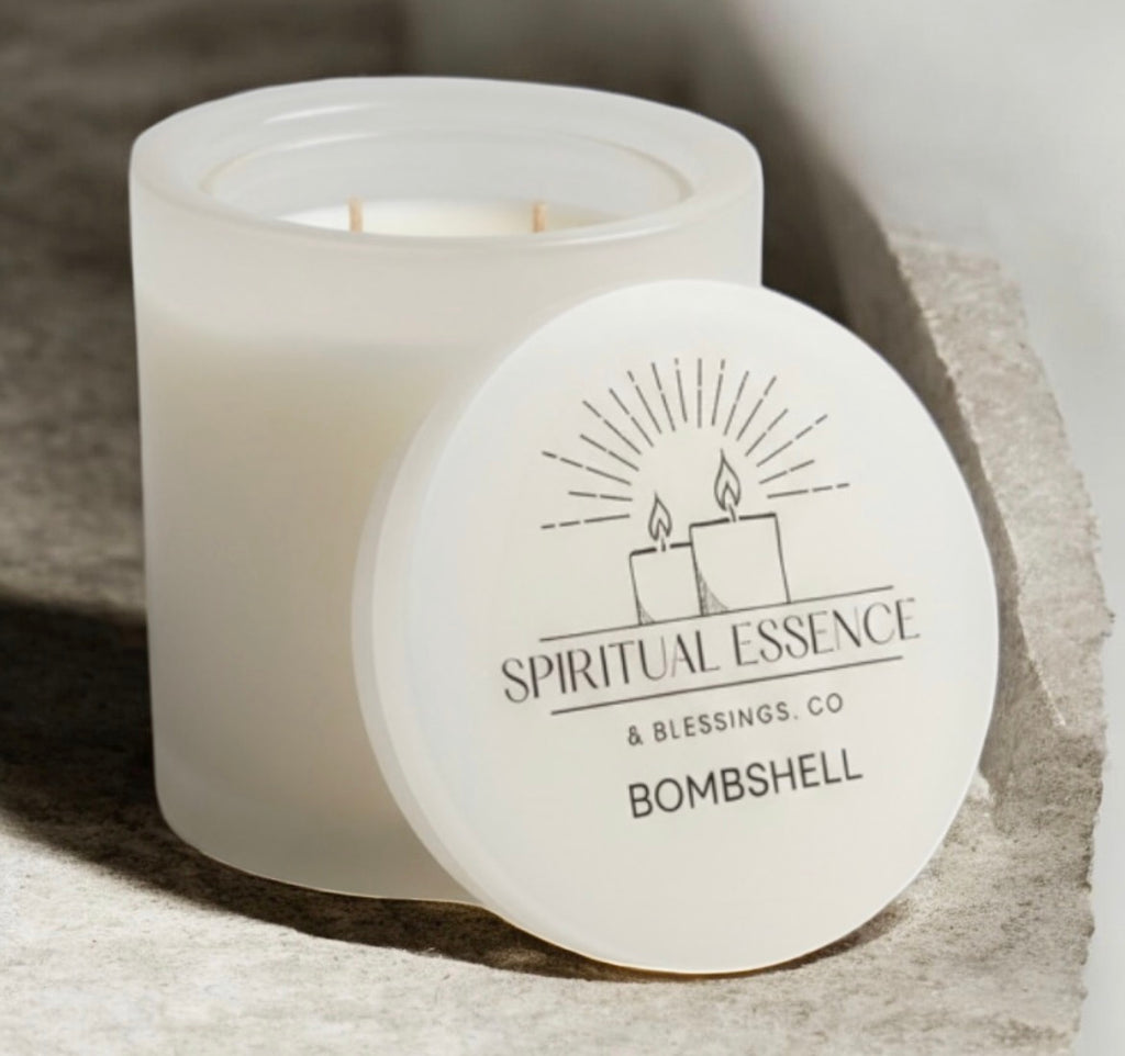 Bombshell Onyx Marble Candle – Luxury Double Wick Coconut Wax