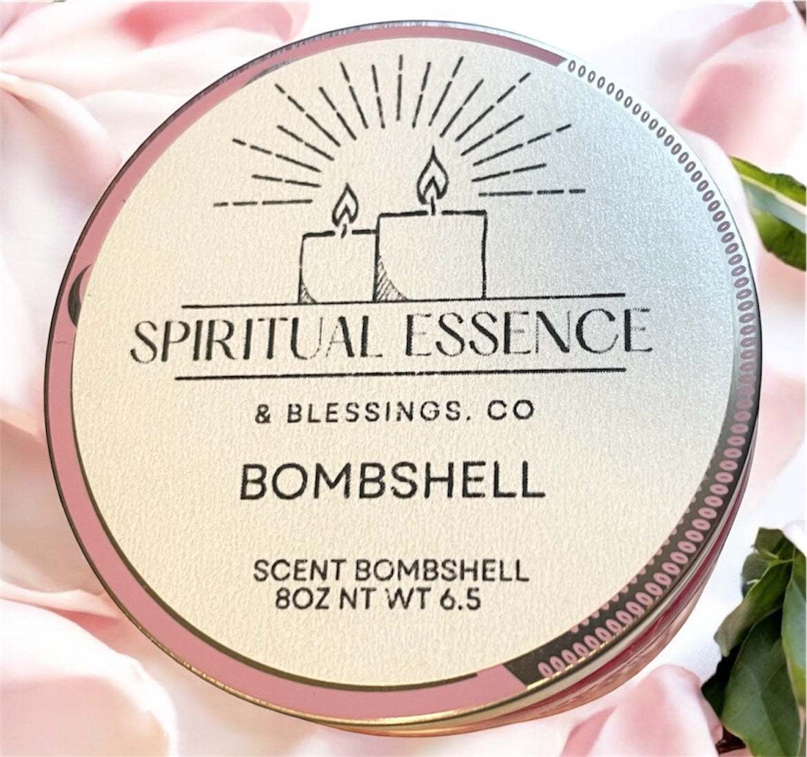 Bombshell candle | embossed glass 8oz