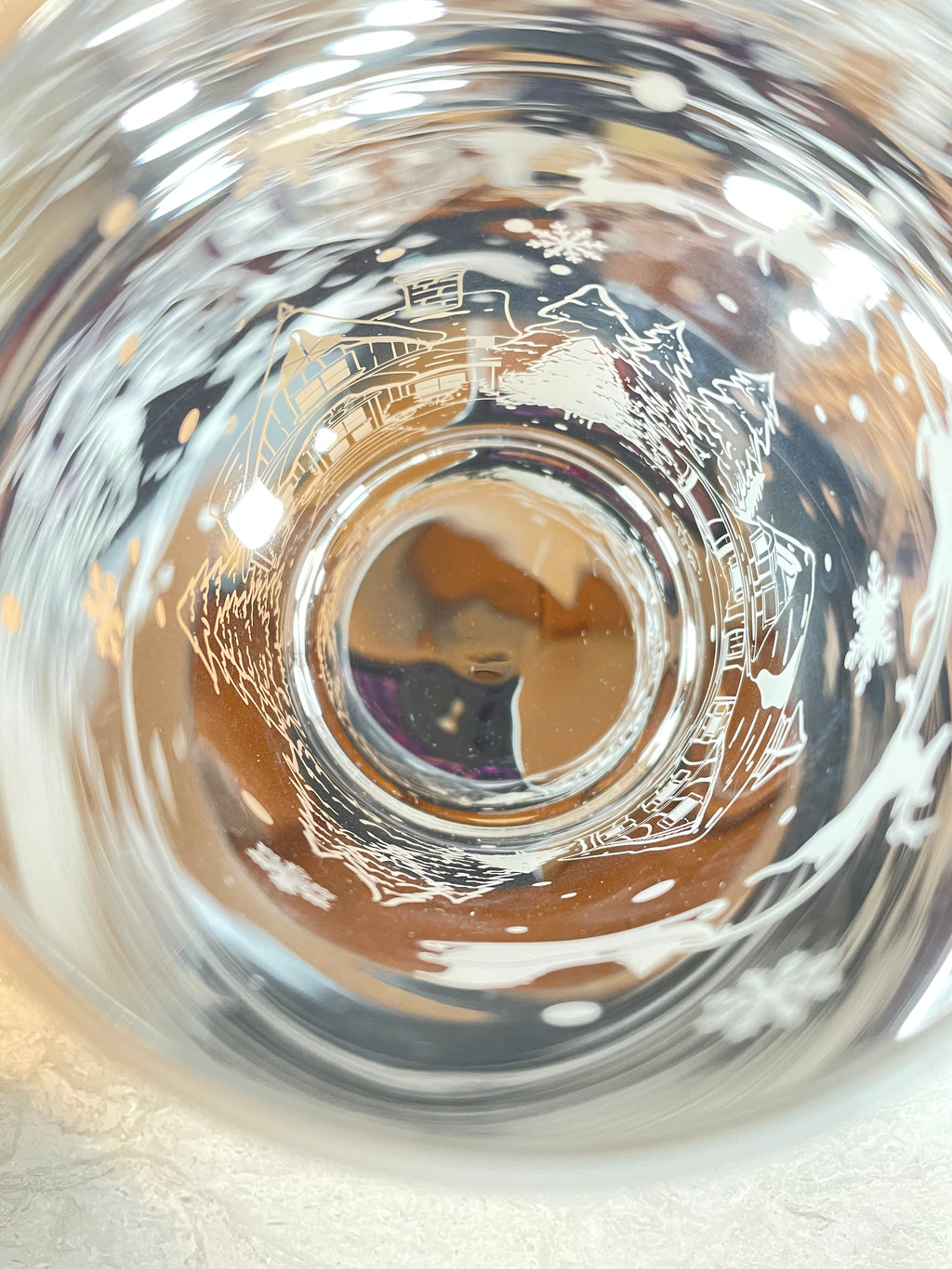 Silver Frosted Winter Village Candle Holders – Set of 3 Holiday Decor