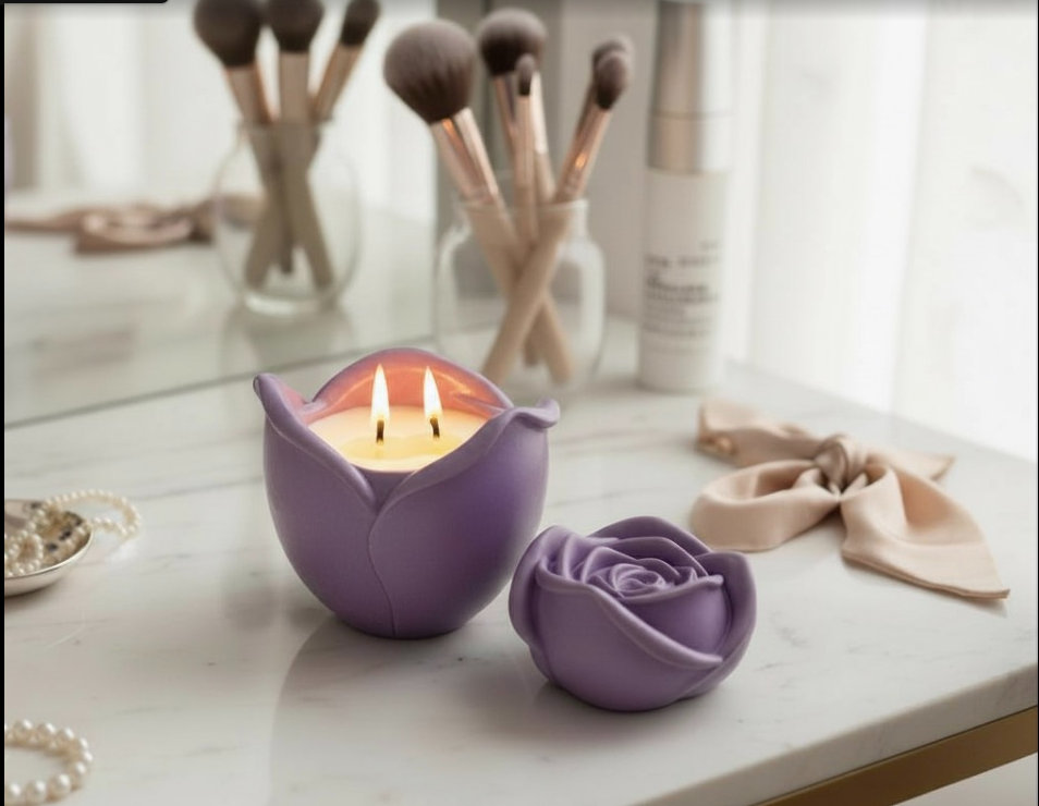 Blush cashmere candle